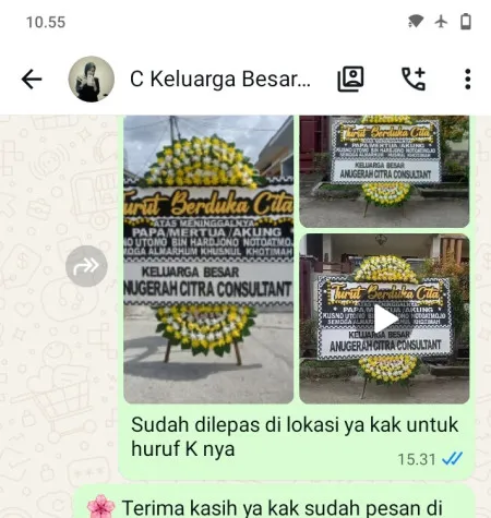 Pengiriman Papan Bunga Duka Manggarai Selatan