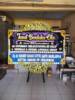 Papan Bunga di Manggarai Selatan